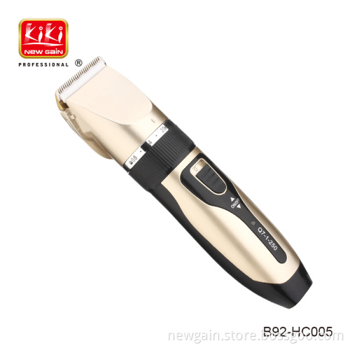 New design professional rechargeable cordless import hair trimmer electric hair clipper